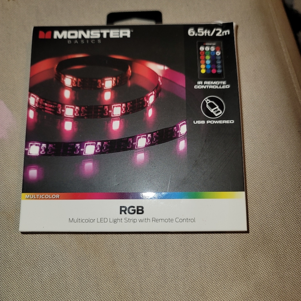 Monster Basics RGB LED Light Strip